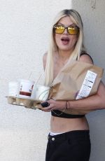 TORI SPELLING Out on Halloween With Her Daughter STELLA in Los Angeles 11/01/2024