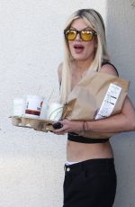 TORI SPELLING Out on Halloween With Her Daughter STELLA in Los Angeles 11/01/2024