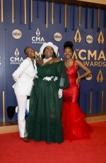 TREA SWINDLE and DANICA and DEVYNN HART at 58th Annual CMA Awards at Bridgestone Arena in Nashville 11/20/2024