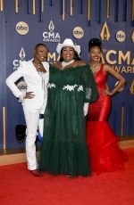 TREA SWINDLE and DANICA and DEVYNN HART at 58th Annual CMA Awards at Bridgestone Arena in Nashville 11/20/2024