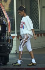 TYLA Shopping at a Halloween Store in Hollywood 10/30/2024