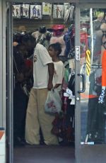 TYLA Shopping at a Halloween Store in Hollywood 10/30/2024