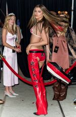 VALENTINA SAMPAIO Arrives at Heidi Klum