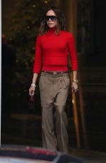VICTORIA BECKHAM Takes Her Ferrari on Dover Street in London 11/15/2024
