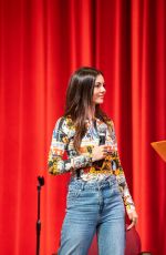 VICTORIA JUSTICE at Oklahoma State Speakers Board Event in Stillwater 11/13/2024