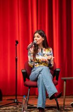 VICTORIA JUSTICE at Oklahoma State Speakers Board Event in Stillwater 11/13/2024