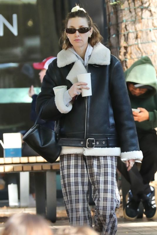 WHITEY PORT Out on Holiday Shopping in Cozy Pajamas 11/25/2024