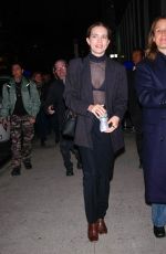 WILLA FITZGERALD Out in New York City 11/04/2024