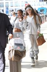 WINNIE HARLOW with a Friend Arrives at LAX Airport in Los Angeles 11/04/2024