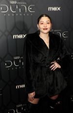 WINTA ZESU at After-Party of Premiere of HBO Original Drama Series Dune: Prophecy in New York 10/30/2024