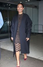 YARA SHAHIDI Arrives at Drew Barrymore Show in New York 11/21/2024