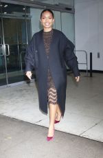 YARA SHAHIDI Arrives at Drew Barrymore Show in New York 11/21/2024