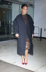 YARA SHAHIDI Arrives at Drew Barrymore Show in New York 11/21/2024