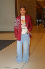 YARA SHAHIDI Arrives at SiriusXM Radio in New York 11/20/2024