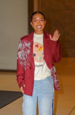 YARA SHAHIDI Arrives at SiriusXM Radio in New York 11/20/2024