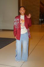 YARA SHAHIDI Arrives at SiriusXM Radio in New York 11/20/2024