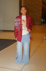 YARA SHAHIDI Arrives at SiriusXM Radio in New York 11/20/2024