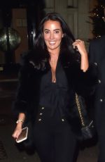 YAZMIN OUKHELLOU Night Out with Dr Raj Acquilla at Gaia in London 11/08/2024