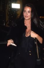 YAZMIN OUKHELLOU Night Out with Dr Raj Acquilla at Gaia in London 11/08/2024