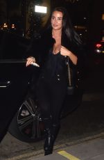 YAZMIN OUKHELLOU Night Out with Dr Raj Acquilla at Gaia in London 11/08/2024