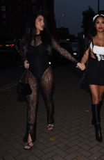 ZAHIDA ALLEN Arrives at Nuage Halloween Party in Manchester 11/03/2024