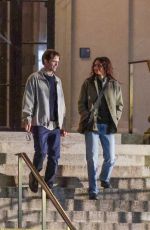 ZENDAYA and Robert Pattinson on the Set of The Drama at Massachusetts Gallery 11/18/2024