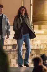 ZENDAYA and Robert Pattinson on the Set of The Drama at Massachusetts Gallery 11/18/2024