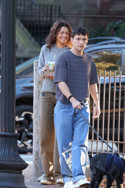 ZENDAYA and Tom Holland Out and About in Boston 11/02/2024