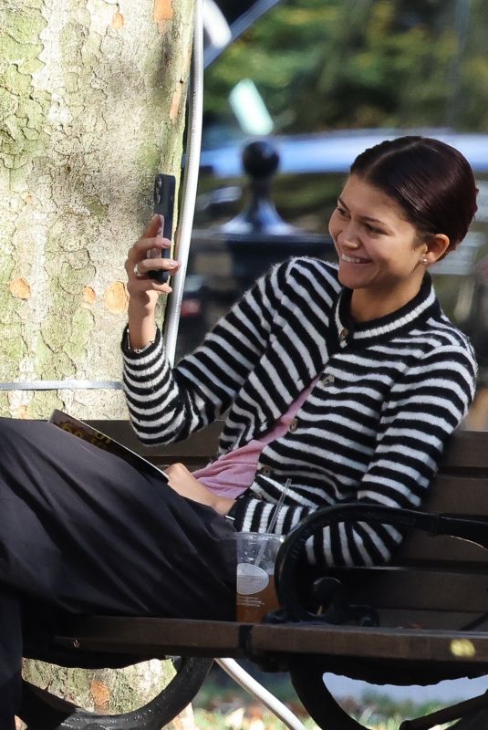 ZENDAYA Out and About in Boston 11/08/2024
