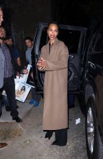 ZOE SALDANA Arrives at Emilia Perez Screening at Vista Theater in Los Angeles 11/12/2024