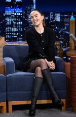 ZOEY DEUTCH at Tonight Show Starring Jimmy Fallon in New York 11/18/2024