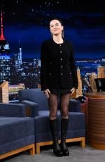 ZOEY DEUTCH at Tonight Show Starring Jimmy Fallon in New York 11/18/2024
