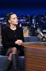 ZOEY DEUTCH at Tonight Show Starring Jimmy Fallon in New York 11/18/2024