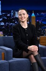ZOEY DEUTCH at Tonight Show Starring Jimmy Fallon in New York 11/18/2024