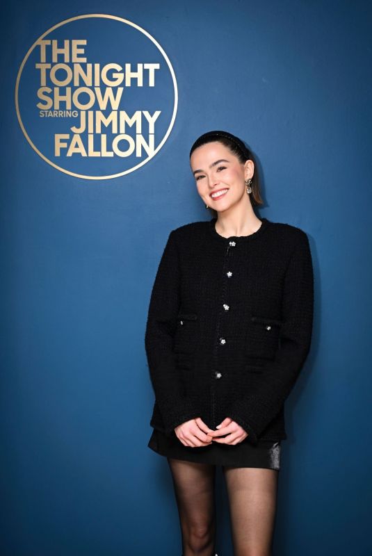 ZOEY DEUTCH at Tonight Show Starring Jimmy Fallon in New York 11/18/2024