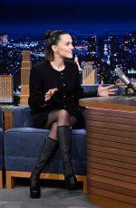 ZOEY DEUTCH at Tonight Show Starring Jimmy Fallon in New York 11/18/2024