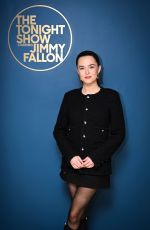 ZOEY DEUTCH at Tonight Show Starring Jimmy Fallon in New York 11/18/2024