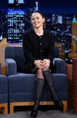 ZOEY DEUTCH at Tonight Show Starring Jimmy Fallon in New York 11/18/2024