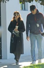 ZOOEY DESCHANEL and Jonathan Scott Out in Los Angeles 10/24/2024