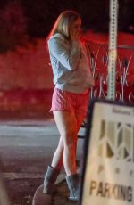 ADDISON RAE Out to Dinner After Attending iHeartRadio Jingle Ball in Los Angeles 12/07/2024