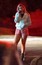 ADDISON RAE Out to Dinner After Attending iHeartRadio Jingle Ball in Los Angeles 12/07/2024