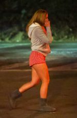 ADDISON RAE Out to Dinner After Attending iHeartRadio Jingle Ball in Los Angeles 12/07/2024