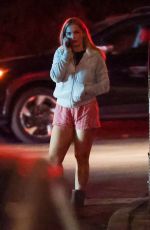 ADDISON RAE Out to Dinner After Attending iHeartRadio Jingle Ball in Los Angeles 12/07/2024