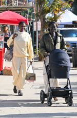 ADUT AKECH Out Shopping at Studio City Farmer