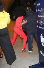AJ ODUDU Arrives at Vas J Morgan British Fashion Awards Afterparty in London 12/02/2024