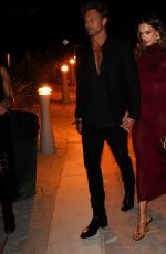 ALESSANDRA AMBROSIO Enjoying a Night Walk Along Boardwalk in Miami Beach 12/05/2024