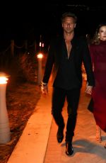 ALESSANDRA AMBROSIO Enjoying a Night Walk Along Boardwalk in Miami Beach 12/05/2024