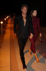 ALESSANDRA AMBROSIO Enjoying a Night Walk Along Boardwalk in Miami Beach 12/05/2024