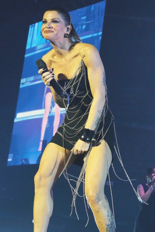 ALESSANDRA AMOROSO Performs at a Concert at Assago Forum in Milan 12/09/2024