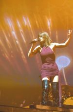 ALESSANDRA AMOROSO Performs on Stage of PalaPartenope for Her Fino a Qui Tour 2024 in Napoli 12/21/2024